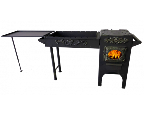 Кухня-мангал ДТ-3 стекло ЭКСКЛЮЗИВ